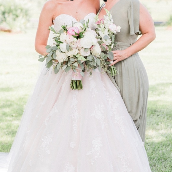 Lulu’s Wrap Bridesmaids Dress - Picture 1 of 3